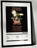 Melanie Martinez The PORTALS Tour 3Arena Dublin 17th November 2023 - Setlist Tour Poster - Setlist