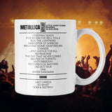 Metallica Reading August 24, 2008 Replica Setlist Mug - Setlist