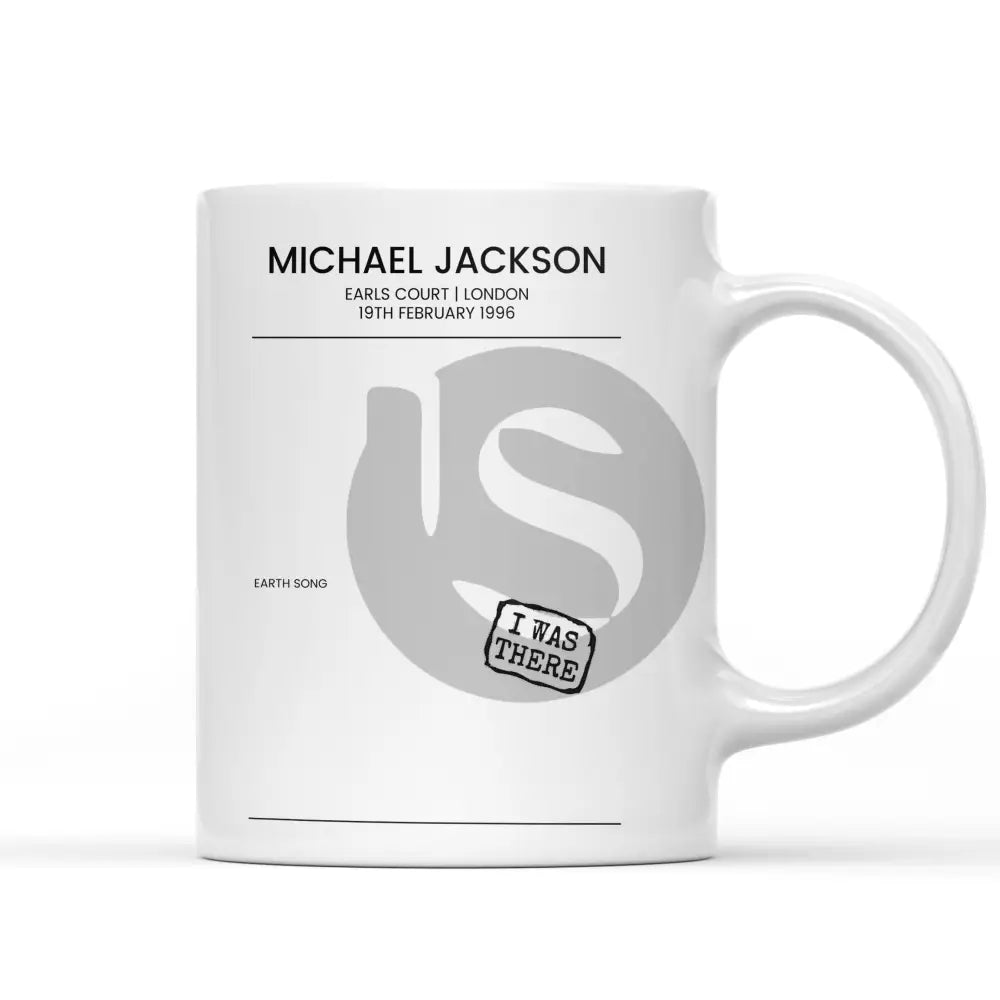 Michael Jackson Earls Court London 19th February 1996 - Setlist Mug - Setlist