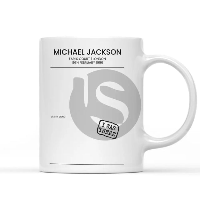 Michael Jackson Earls Court London 19th February 1996 - Setlist Mug - Setlist