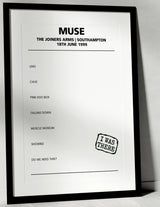 Muse 18th June 1999 The Joiners Arms Southampton - Alternate - Setlist