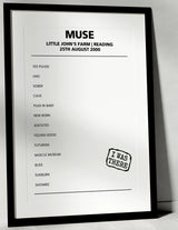 Muse 25th August 2000 Little John's Farm Reading - Alternate - Setlist