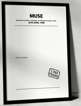 Muse 26th April 1998 Manchester Academy 3, University of Manchester Students' Union Manchester - Alternate - Setlist