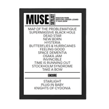 Muse Weston-under-Lizard August 17, 2008 Replica Setlist - Setlist