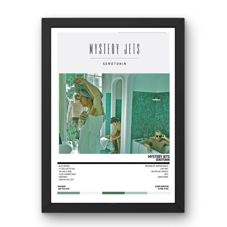 Mystery Jets - Serotonin (2010) Poster - Setlist