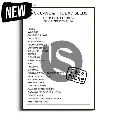 Nick Cave & the Bad Seeds Berlin 29th September 2024 Setlist - I Was There - Setlist