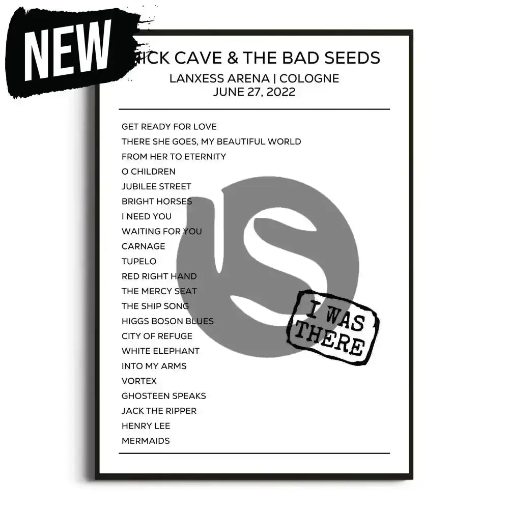 Nick Cave & the Bad Seeds Cologne 27th June 2022 Setlist - I Was There - Setlist