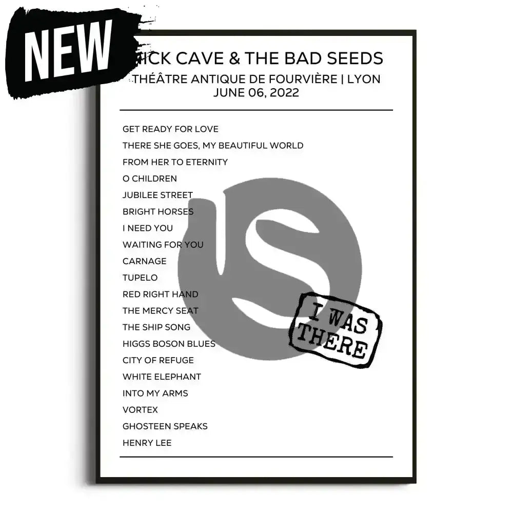 Nick Cave & the Bad Seeds Lyon 6th June 2022 Setlist - I Was There - Setlist