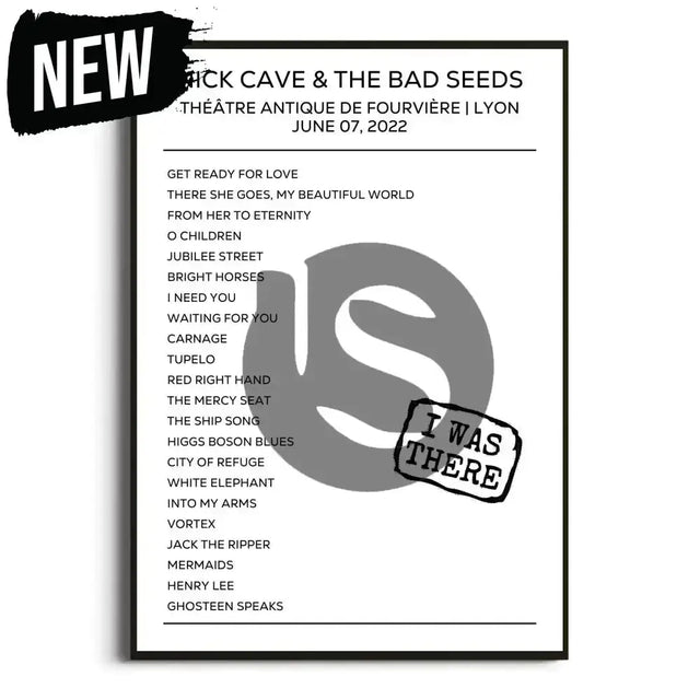 Nick Cave & the Bad Seeds Lyon 7th June 2022 Setlist - I Was There - Setlist