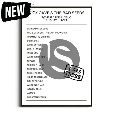 Nick Cave & the Bad Seeds Oslo 11th August 2022 Setlist - I Was There - Setlist