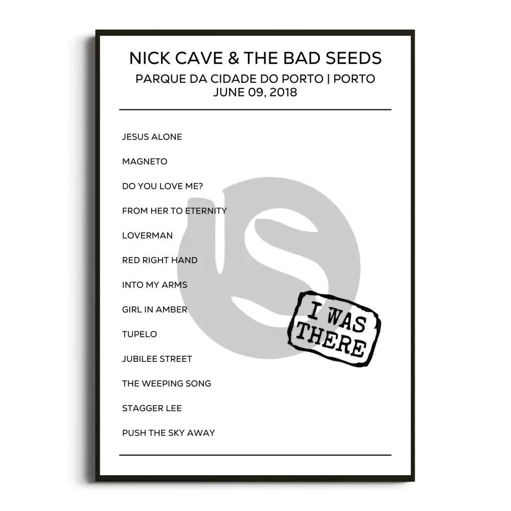 Nick Cave & The Bad Seeds Skeleton Tree Tour Posters Setlists