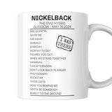 Nickelback Glasgow May 16 2024 Replica Setlist Mug - I Was There - Setlist