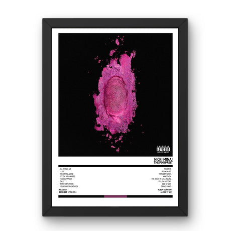 Nicki Minaj - The Pinkprint (2014) Poster - Setlist