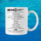 Nirvana Birmingham November 27, 1991 Replica Setlist Mug - Setlist