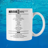 Nirvana Bradford November 26, 1991 Replica Setlist Mug - Setlist