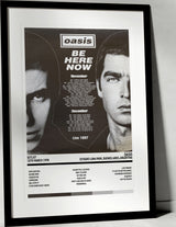 Oasis Be Here Now Estadio Luna Park Buenos Aires 18th March 1998 - Setlist Tour Poster - Setlist