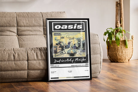 Oasis Definitely Maybe Barrowland Glasgow 7th December 1994 - Setlist Tour Poster - Setlist