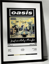 Oasis Definitely Maybe Erotika Paris 16th June 1994 - Setlist Tour Poster - Setlist