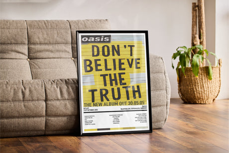 Oasis Don't Believe the Truth Valbyhallen Copenhagen 21st October 2005 - Setlist Tour Poster - Setlist