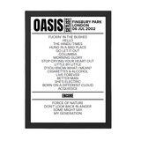 Oasis Setlist 06-07-2002-London - Setlist