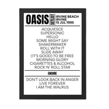 Oasis Setlist 15-07-1995-Irvine - Setlist