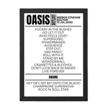 Oasis Setlist 15-07-2000-Bolton - Setlist