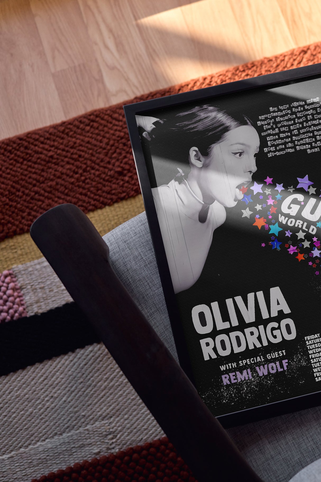 Olivia Rodrigo Guts Tour 2024 - Tour Poster By Setlist - Setlist