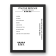 Palaye Royale August 30, 2024 Rough Trade East London Setlist Poster - Setlist