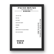 Palaye Royale August 31, 2024 Rough Trade Liverpool Setlist Poster - Setlist