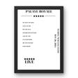 Palaye Royale May 26, 2024 Temple Newsam Leeds Setlist Poster - Setlist