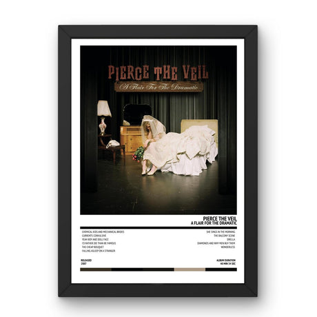 Pierce The Veil - A Flair For The Dramatic (2007) Poster - Setlist