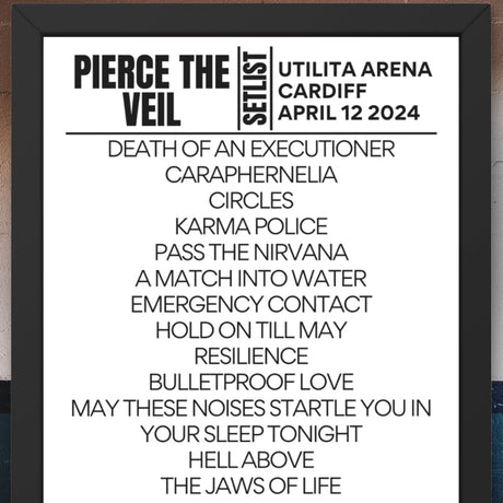 Pierce The Veil Cardiff April 12 2024 Setlist - Setlist