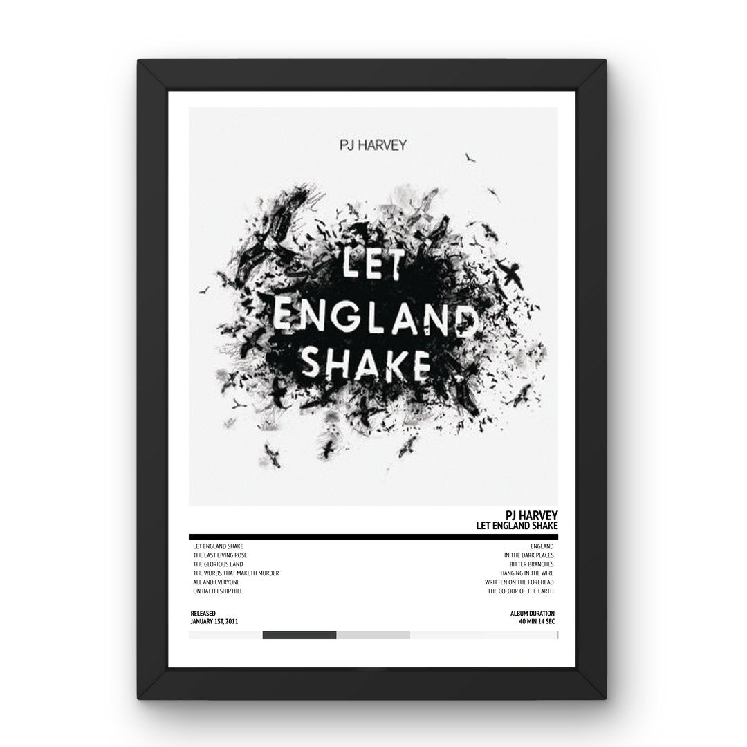 PJ Harvey - Let England Shake (2011) Poster - Setlist