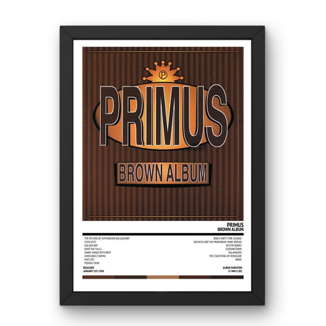 Primus - Brown Album (1998) Poster - Setlist