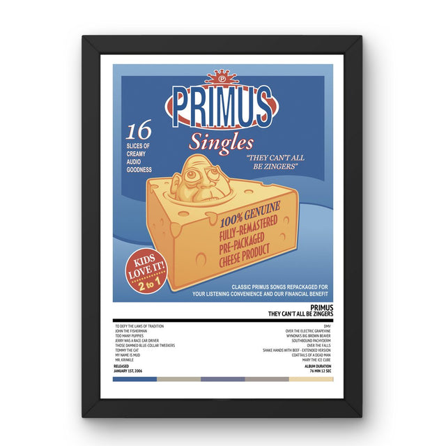 Primus - They Can't All Be Zingers (2006) Poster - Setlist