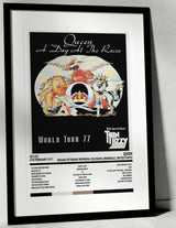 Queen A Day At the Races Nassau Veterans Memorial Coliseum Uniondale 6th February 1977 - Setlist Tour Poster - Setlist