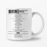 Queen Brighton Centre 10 December 1979 Setlist Mug - Setlist