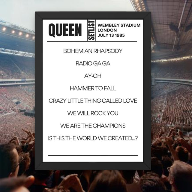 Queen Live Aid Wembley Stadium July 13 1985 Setlist - Setlist