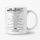 Ricky Montgomery Dublin April 2024 Setlist Mug - Setlist