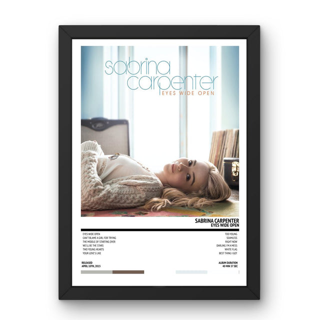 Sabrina Carpenter - Eyes Wide Open (2015) Poster - Setlist