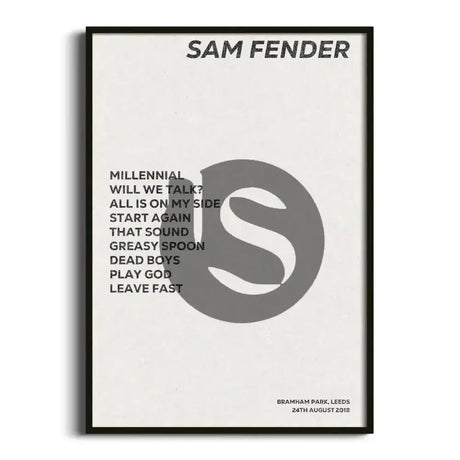 Sam Fender Leeds 24th August 2018 - Gig Setlist - Setlist