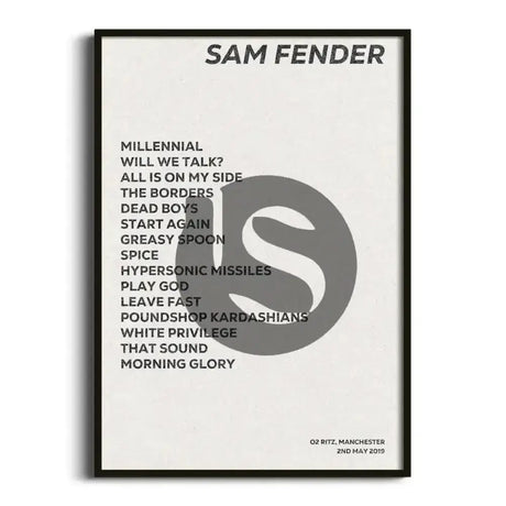 Sam Fender Manchester 2nd May 2019 - Gig Setlist - Setlist