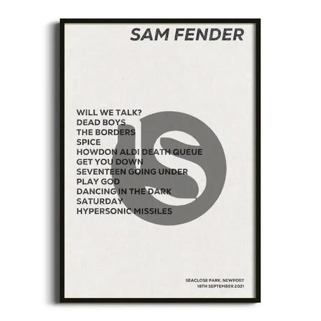 Sam Fender Newport 18th September 2021 - Gig Setlist - Setlist