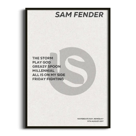 Sam Fender Newquay 11th August 2017 - Gig Setlist - Setlist