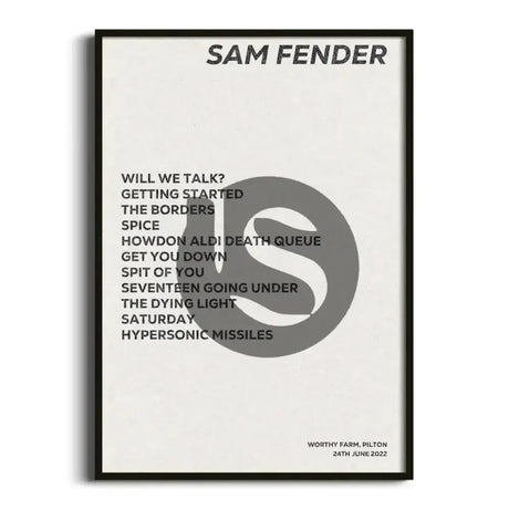 Sam Fender Pilton 24th June 2022 - Gig Setlist - Setlist