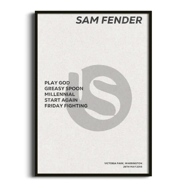 Sam Fender Warrington 26th May 2018 - Gig Setlist - Setlist