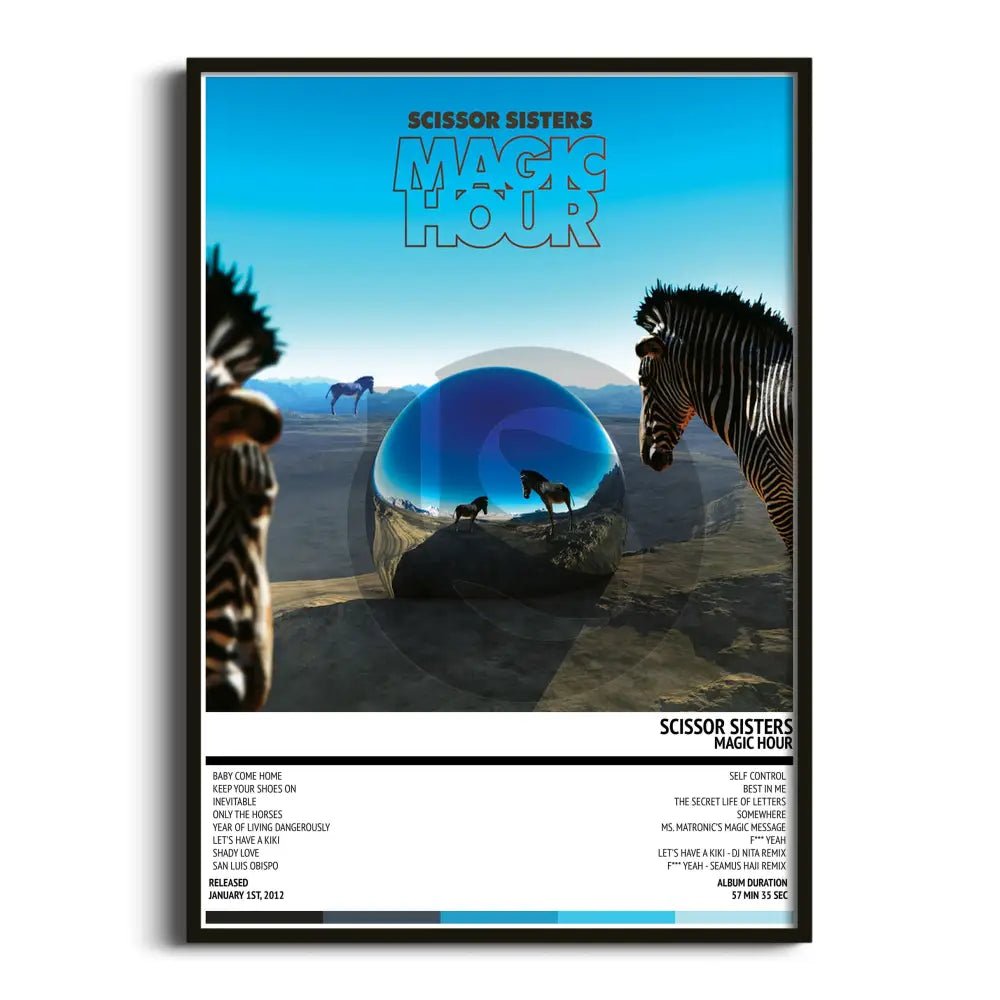 Scissor Sisters - Magic Hour (2012) Poster - Setlist