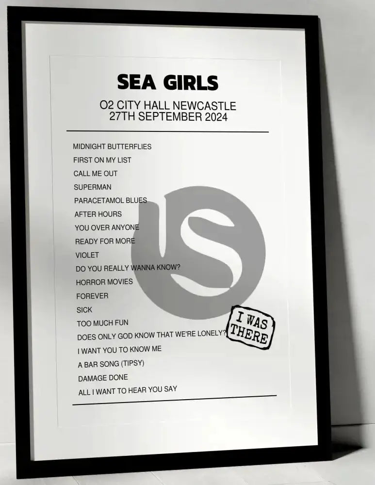 Sea Girls 27th September 2024 O2 City Hall Newcastle Newcastle upon Tyne I Was There - Setlist