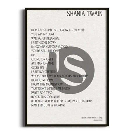 Shania Twain Lytham St Annes 4th July 2024 - Gig Setlist - Setlist