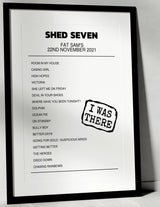 Shed Seven 22nd November 2021 Fat Sam's Dundee I Was There - Setlist